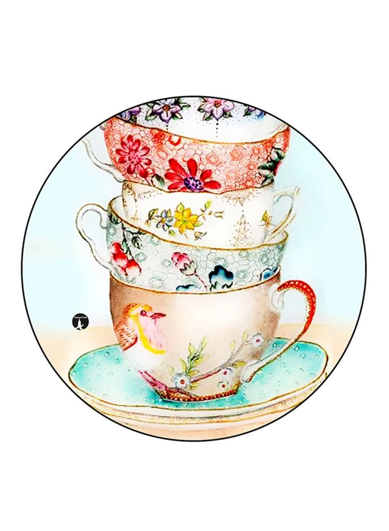 RKN Tea Cups Printed Mouse Pad