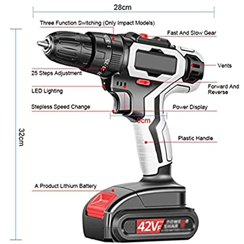 42VF Cordless Drill - 7500mAh