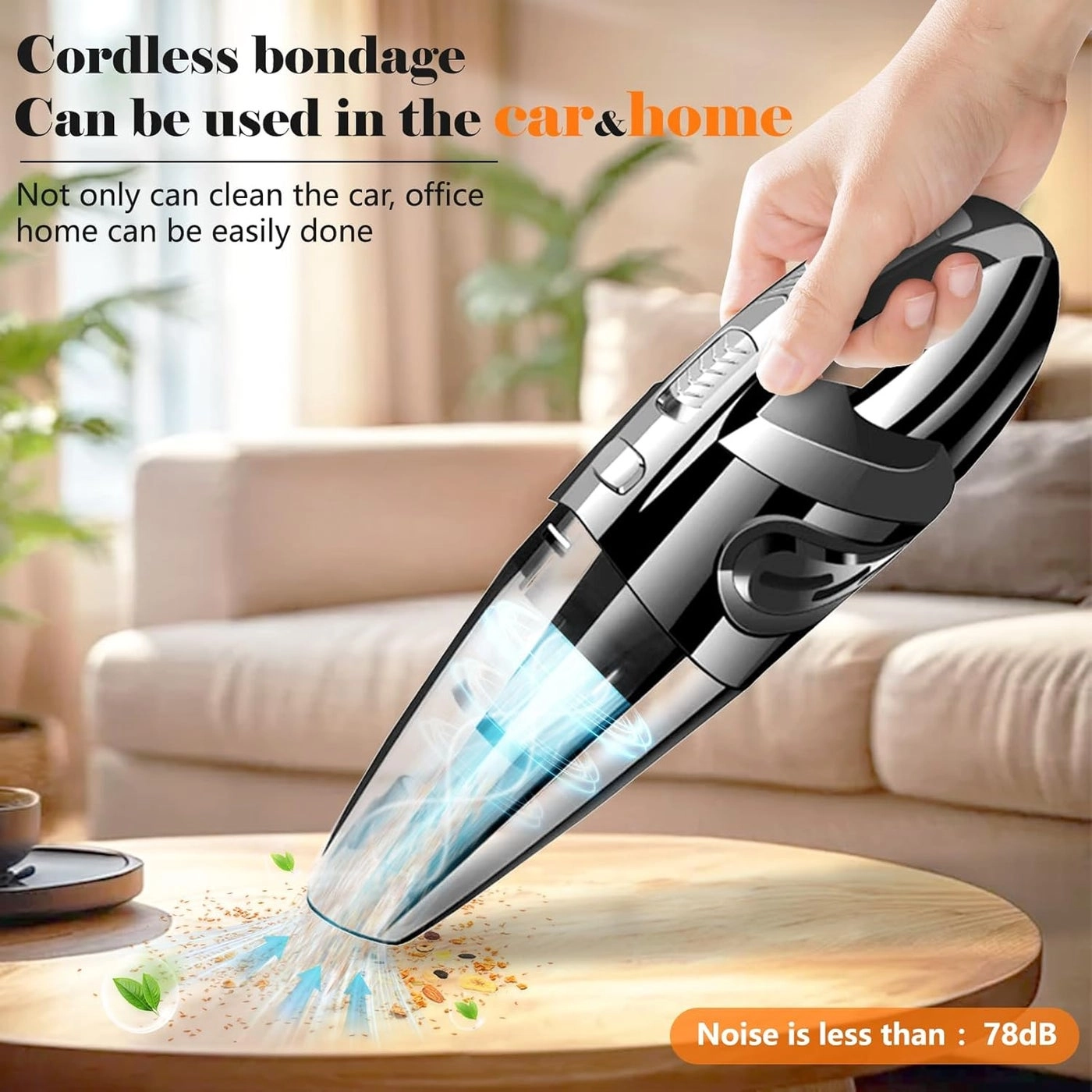 Handheld Vacuum - 1800mAh