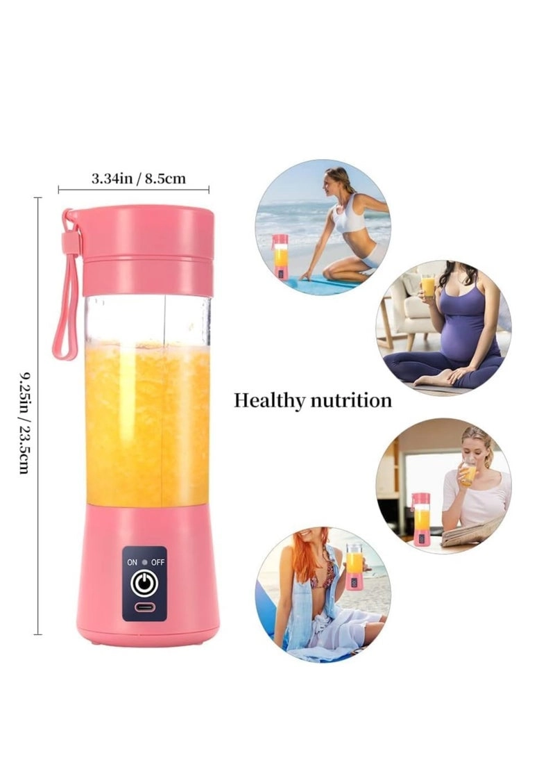 Portable Blender Cup - USB Rechargeable Six-Blade Portable