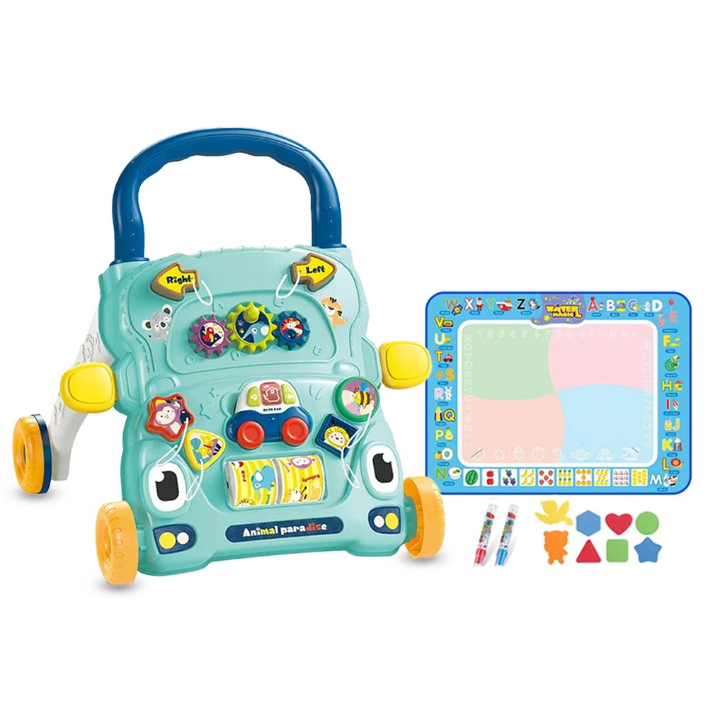 Rolling Ball Walker - Light And Music + Baby Drawing Mat