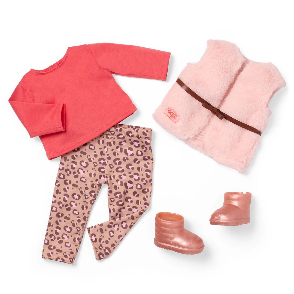 Kinsley Fashion Doll - 18-inch + Kenzi Shih Tzu Pup - 6-inch Ages 3+