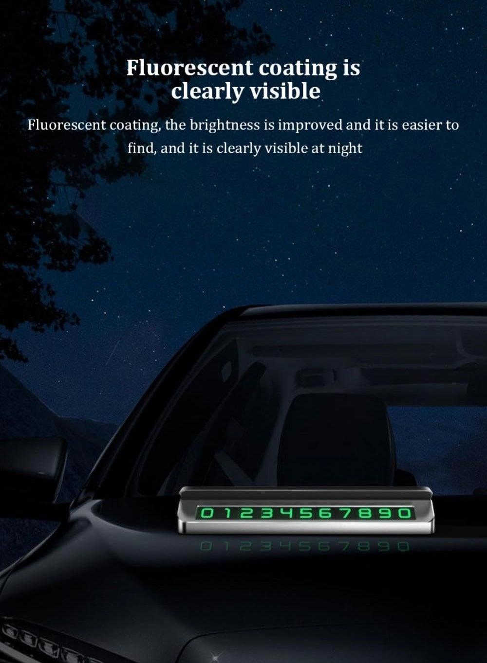 Temporary Parking Plate