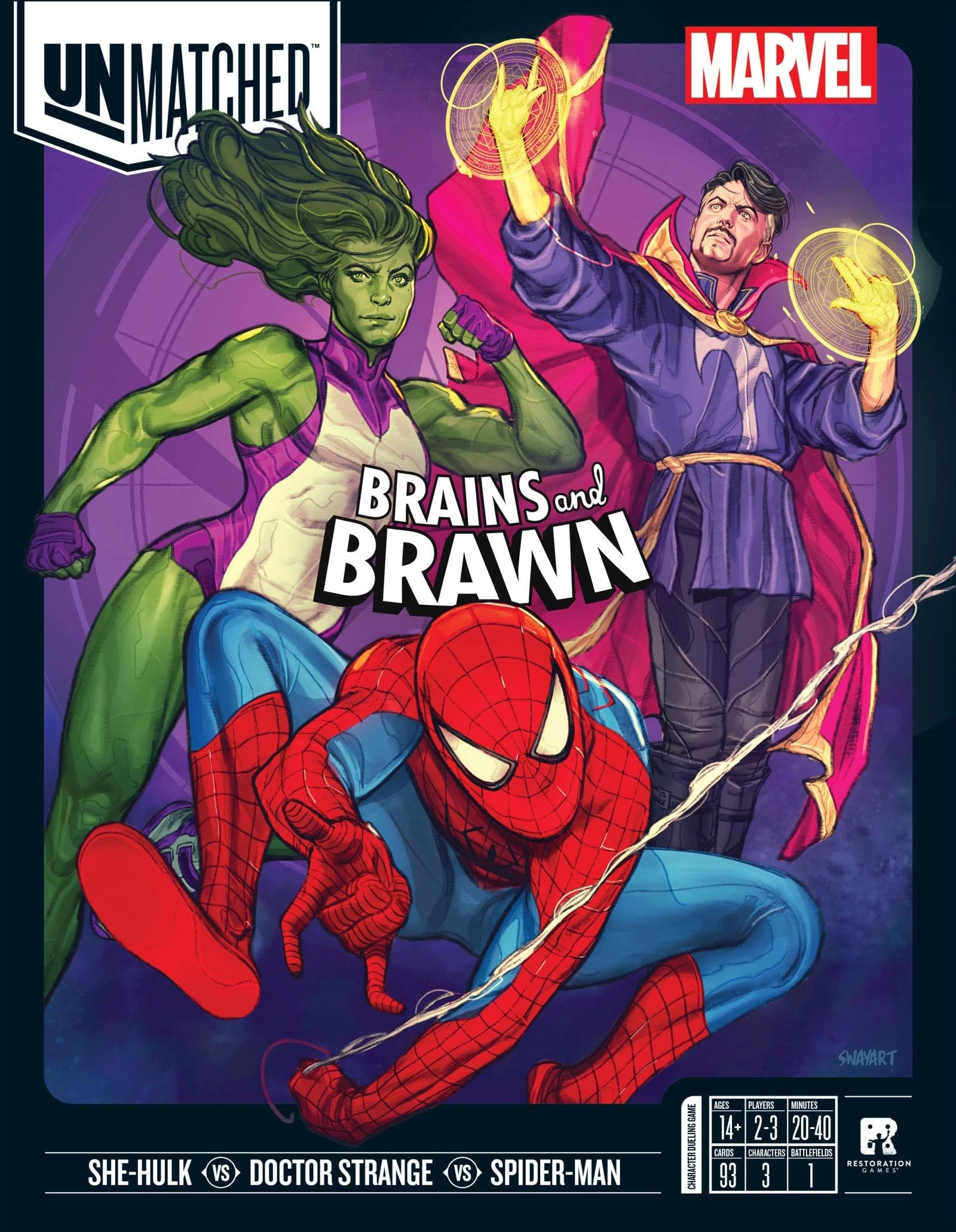 Iello Unmatched: Marvel - Brains and Brawn