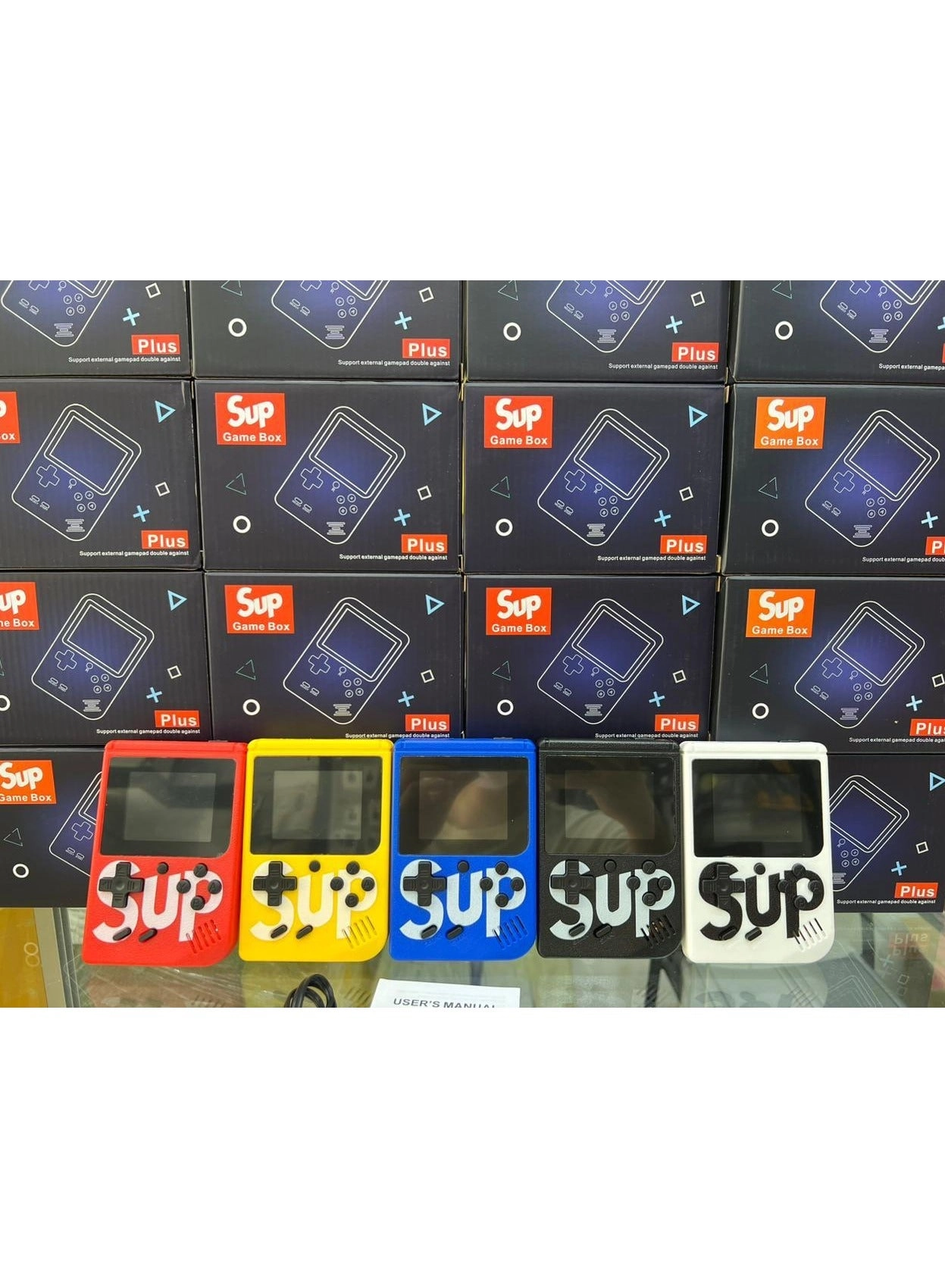 Handheld Game Console - 400 Built-in Games 3-Inch Color Screen Rechargeable Battery