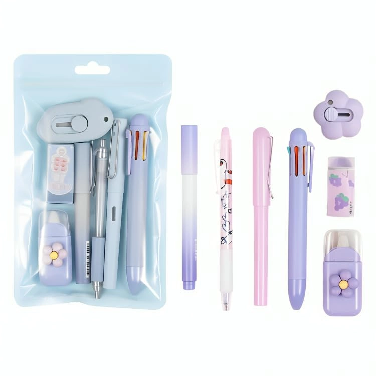 RAMNATH IMPEX Cute Kawaii Stationery Set - 7 in 1 0.5mm