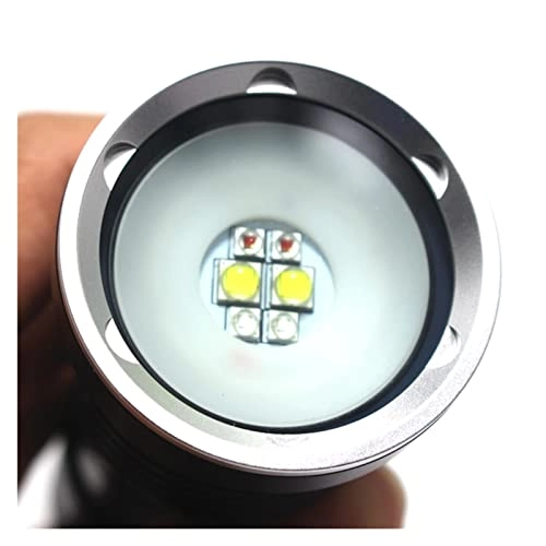 Professional Submersible Light - 2000LM White + XPE Red/Blue Diving Tactical Multifunction Photography Video Fill Diving Flashlight - Red/Blue