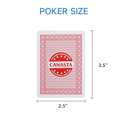 Canasta Cards - 2-Deck Red