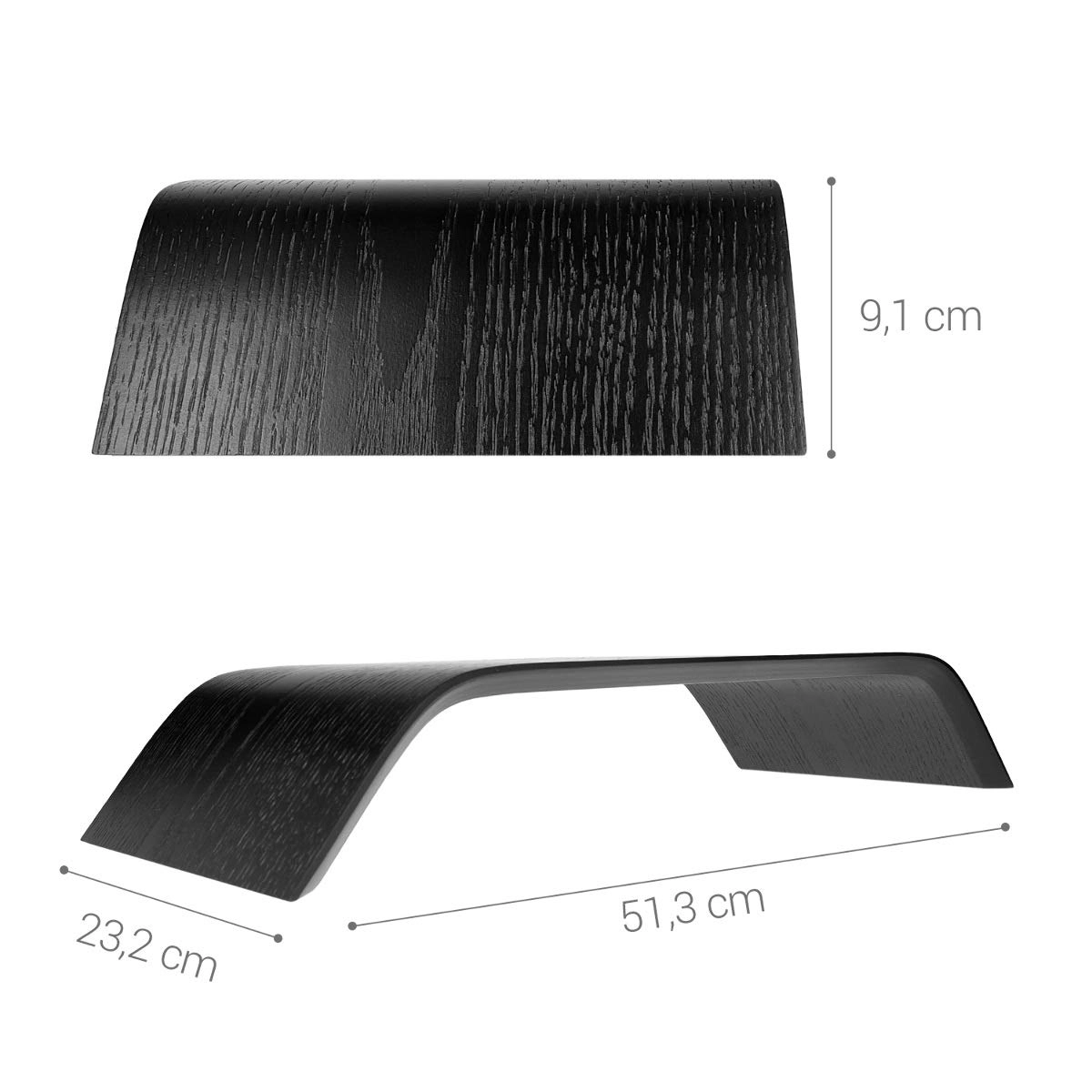 Wood Monitor Stand Riser