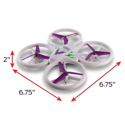 Fight Machines LightHawk Quadcopter - Altitude Hold Obstacle Avoidance LED Light Show