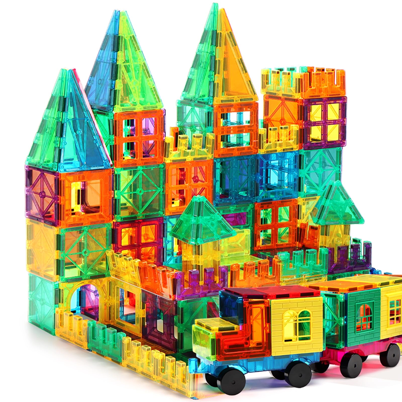 FNJO Magnetic Tiles - 100pcs
