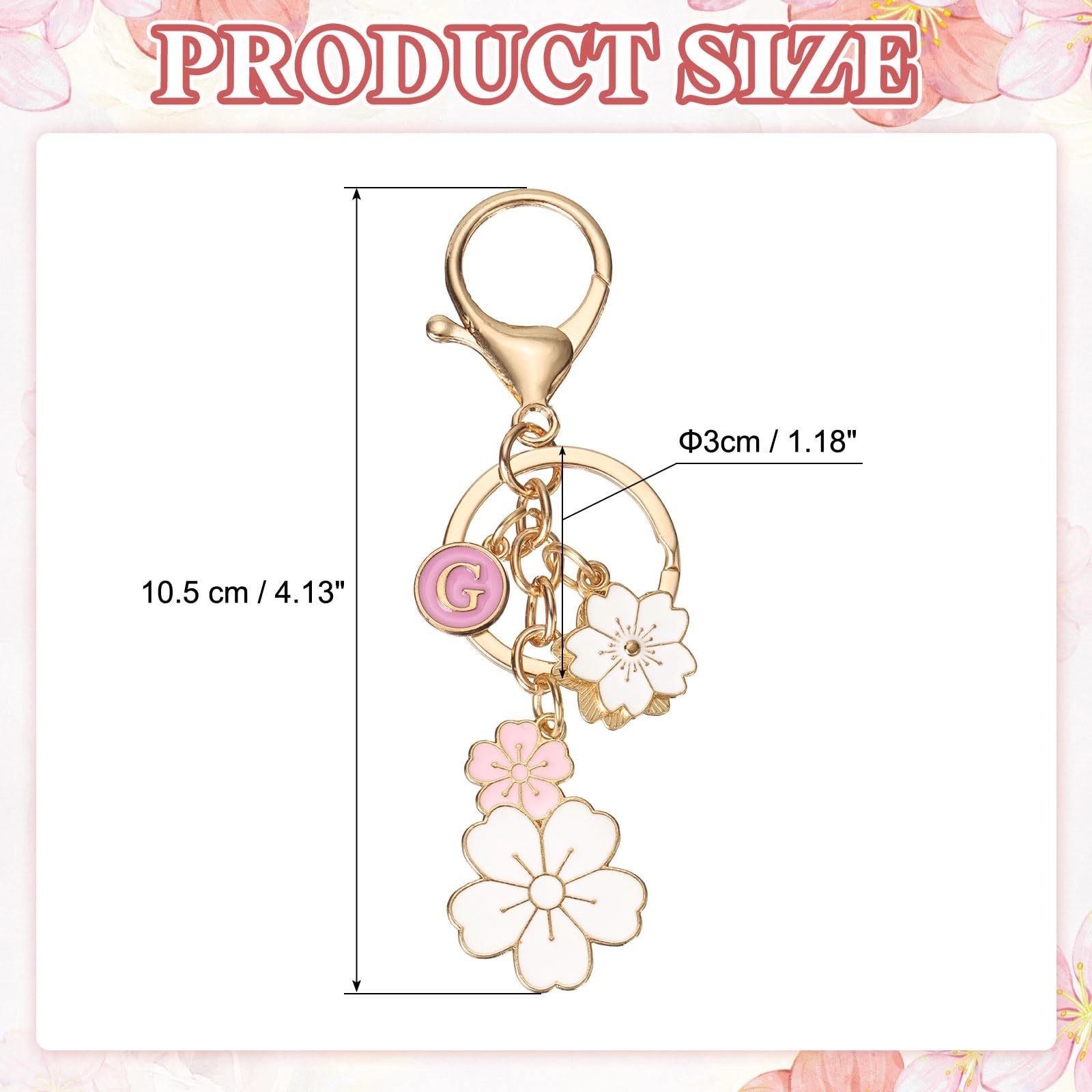 Initial Keychain - Letter