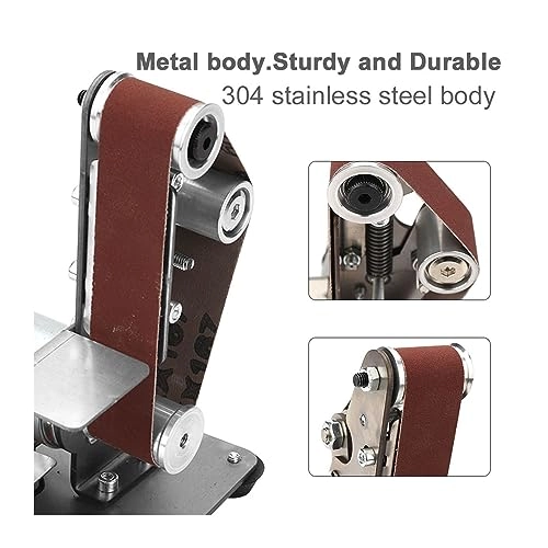 Mini Belt Sander - 7 Variable Speed 10 Sanding Belts