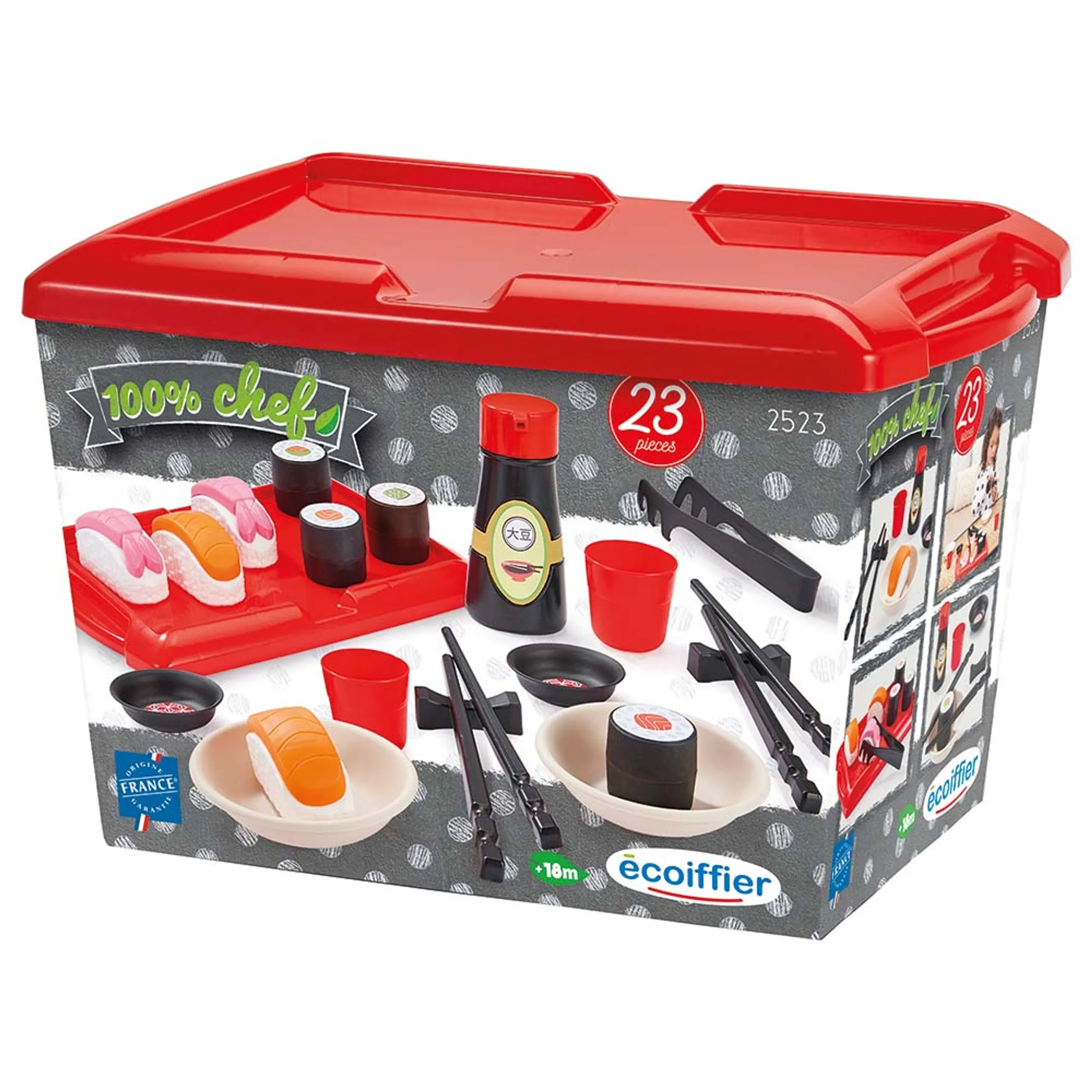ECOIFFIER Sushi Play Box - 23 pcs (sim-7600002523)