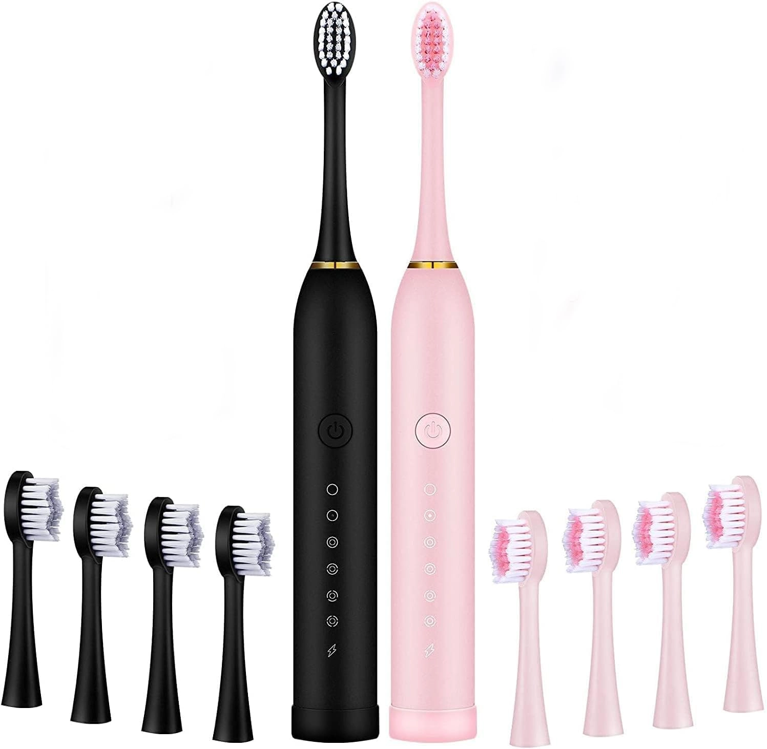 KASTWAVE Sonic Electric Toothbrushes - 6 Modes 8 Brush Heads