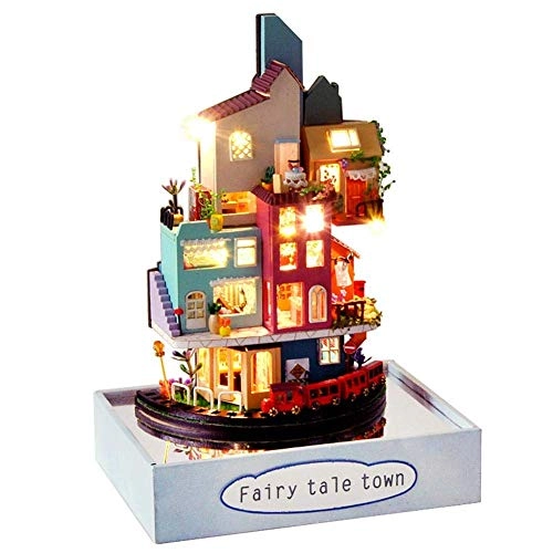 OUKA Dollhouse Kit - fairytale town 1:24