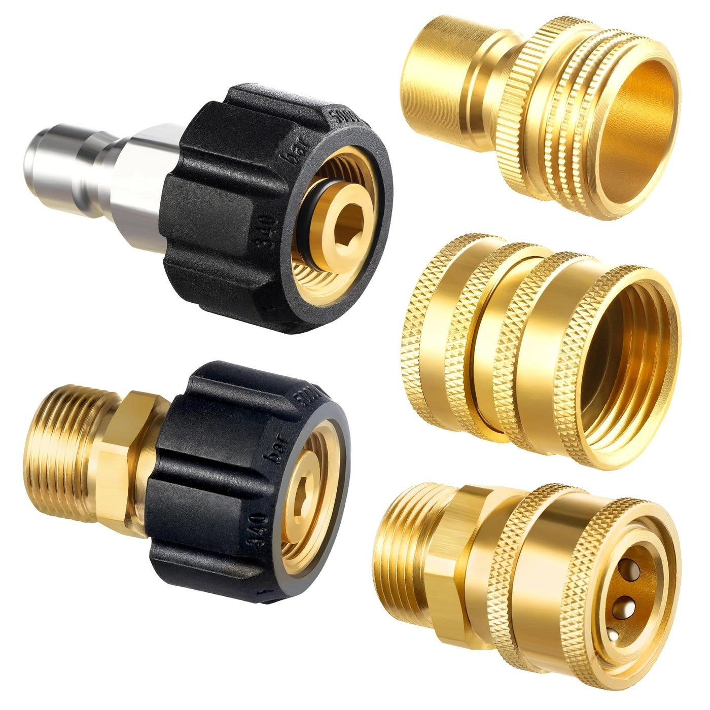 Pressure Washer Adapter Set - Quick Disconnect Kit M22 Swivel
