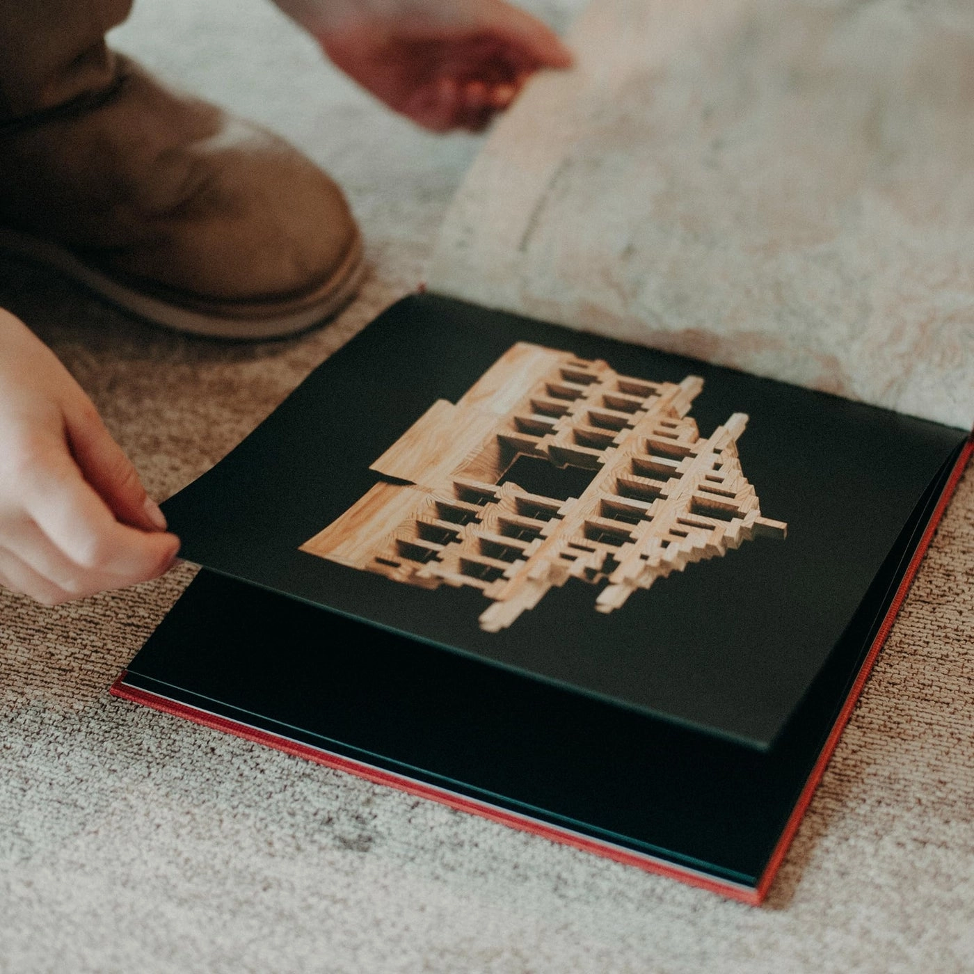 Wooden Construction Set - 280 pcs