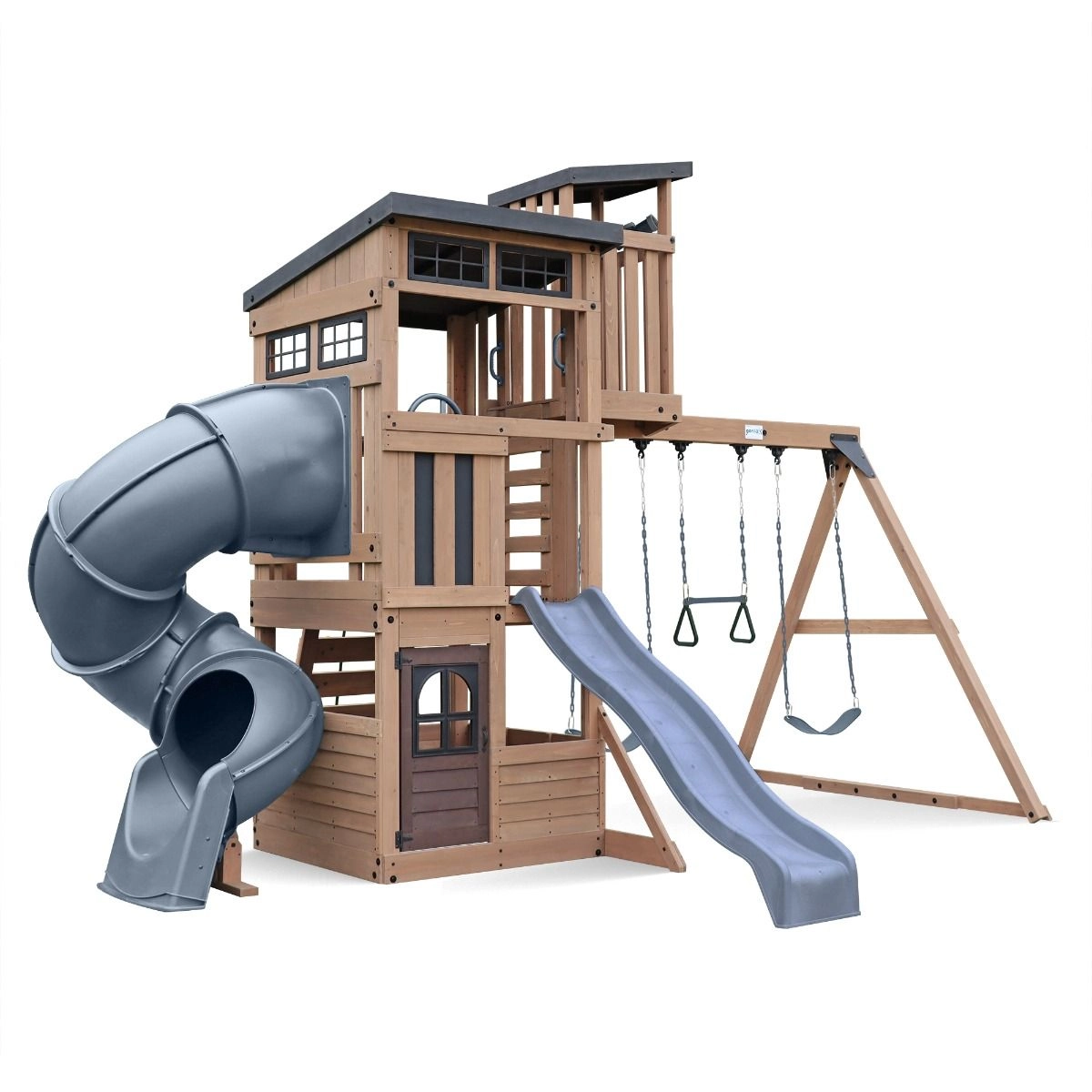 Gorilla Playsets Skyline Lookout - Wooden 4 ft deck