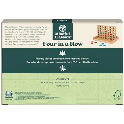 Four in a Row - Bamboo Recycled Plastic
