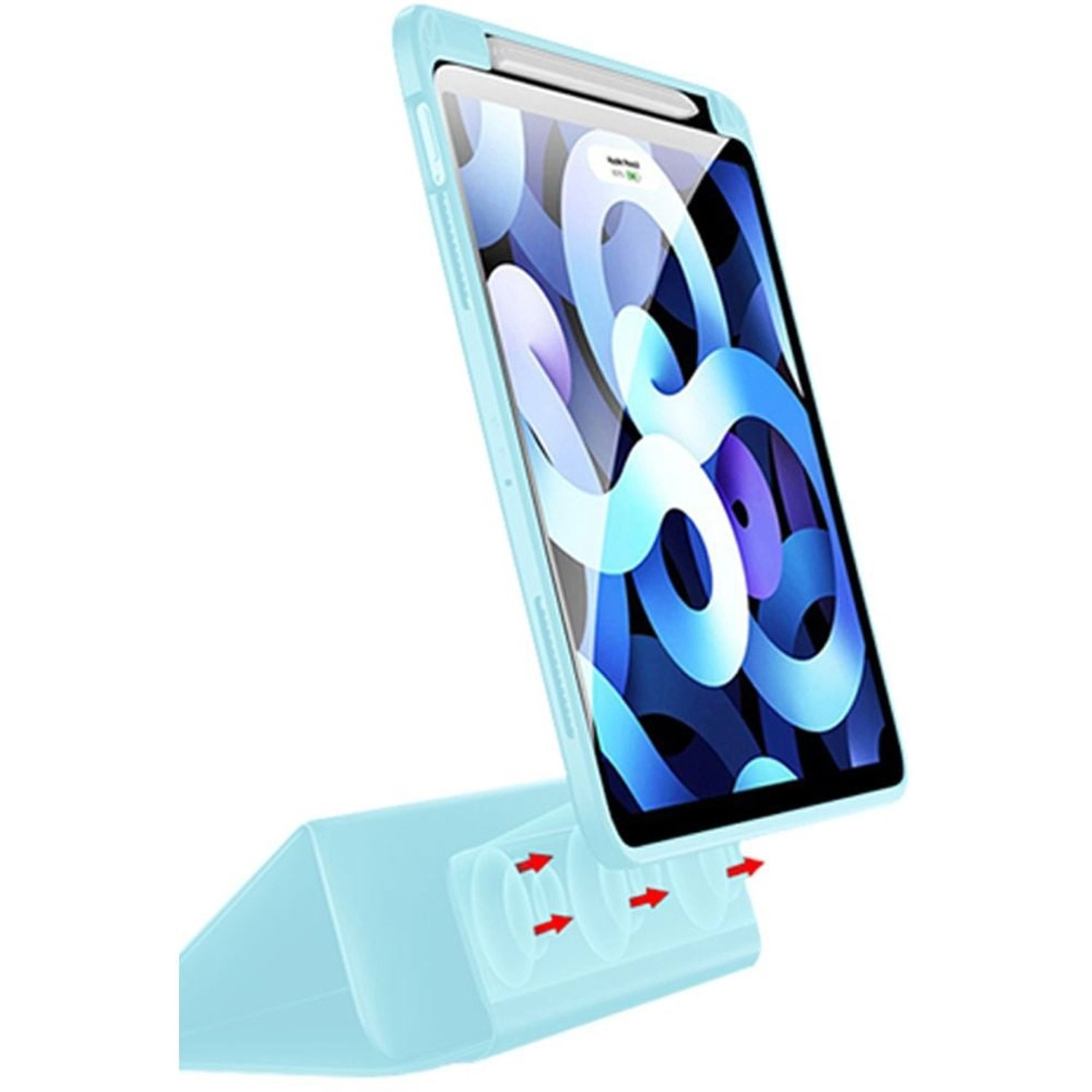 Tri-Fold Case with Pencil Holder for Apple iPad 10.2/10.5-inch