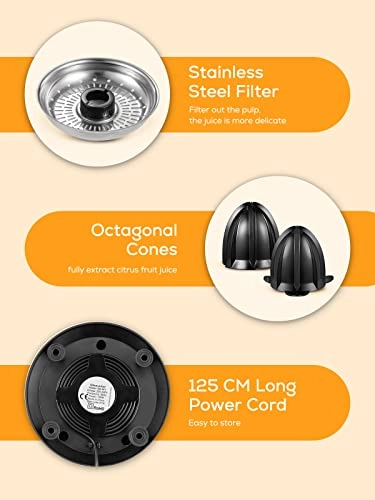 Electric Citrus Juicer - 85 watts 454 g