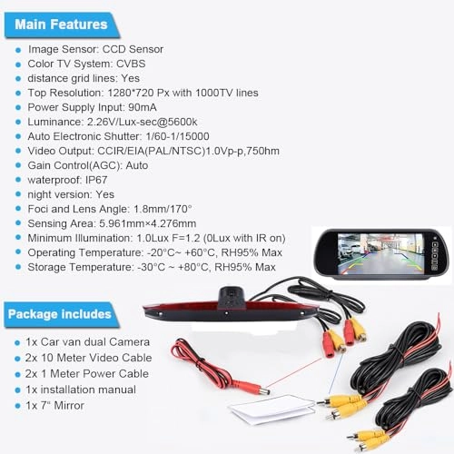 Reversing Camera - Night vision 628 x 586 pixels