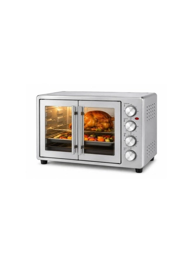 Tradeo Electric Oven - Double Glass Doors Interior Light Fast Heating