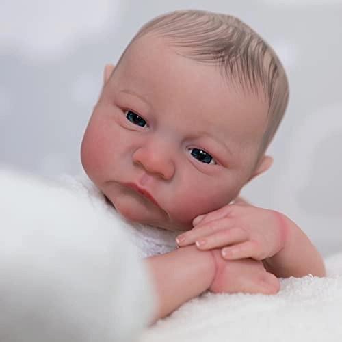 Levi Reborn Baby Doll - 19 Inch 3D Skin Visible Veins Awake & Sleeping