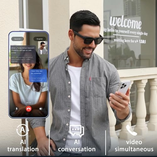 AI Glasses - 115 Languages Polarized Lenses