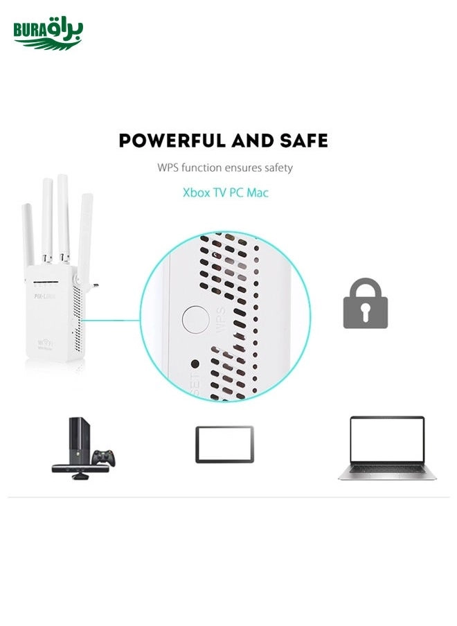 Wireless Smart WiFi Router Repeater (UK plug)