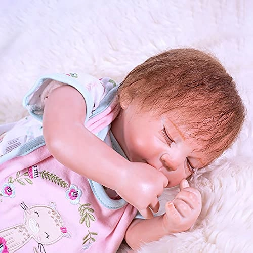 Rebirth Baby Doll - 19 Inch Vinyl Baby Girl Eyes Closed Ages 3+