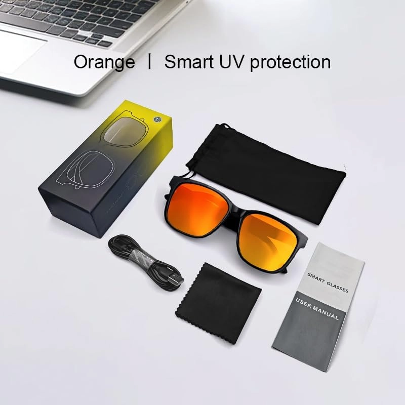Smart Wireless Bluetooth Sunglasses - 20 Mins Quick Charge Bluetooth 5.3 UV400 Polarized