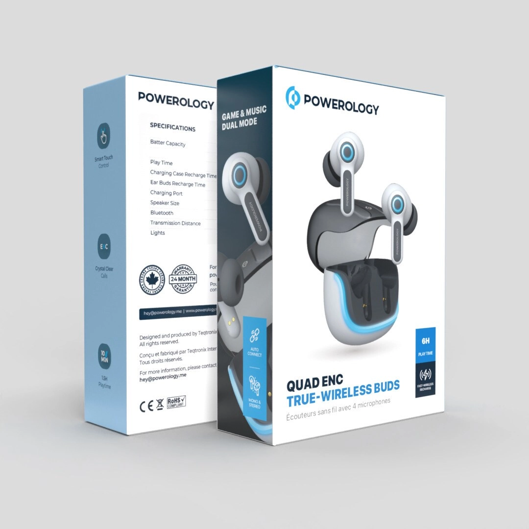 Quad ENC Wireless Earbud