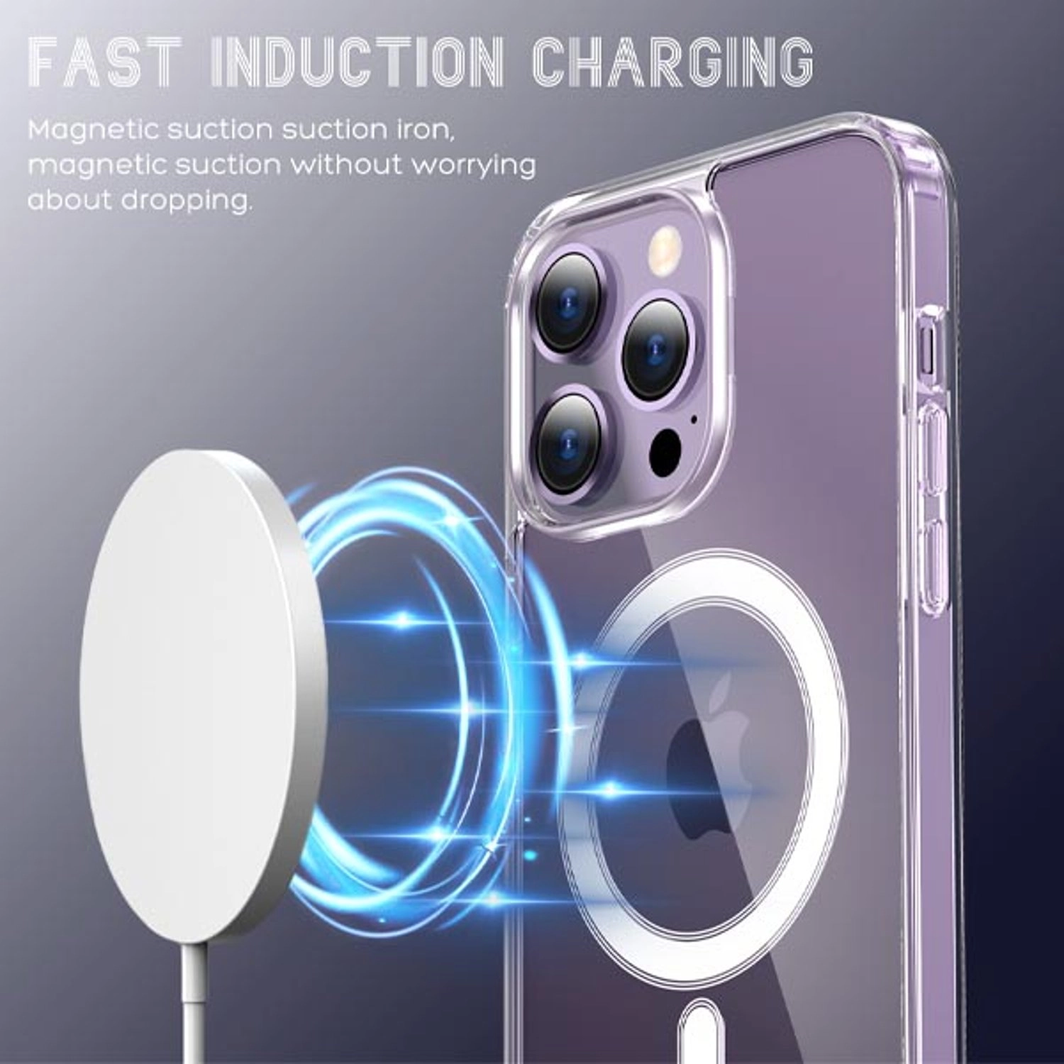 Case iPhone 14 Back Case with MagSafe for iPhone 14