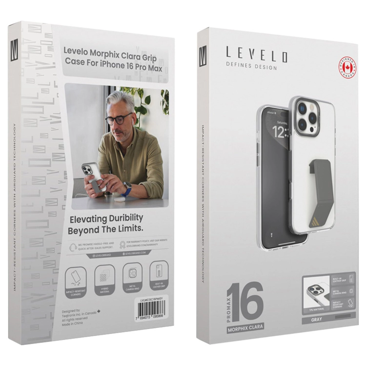 Morphix Clara Grip Case with MagSafe for iPhone 16 Pro Max