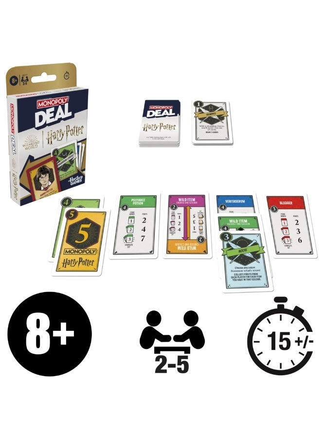 Monopoly Deal: HARRY POTTER - Card Game