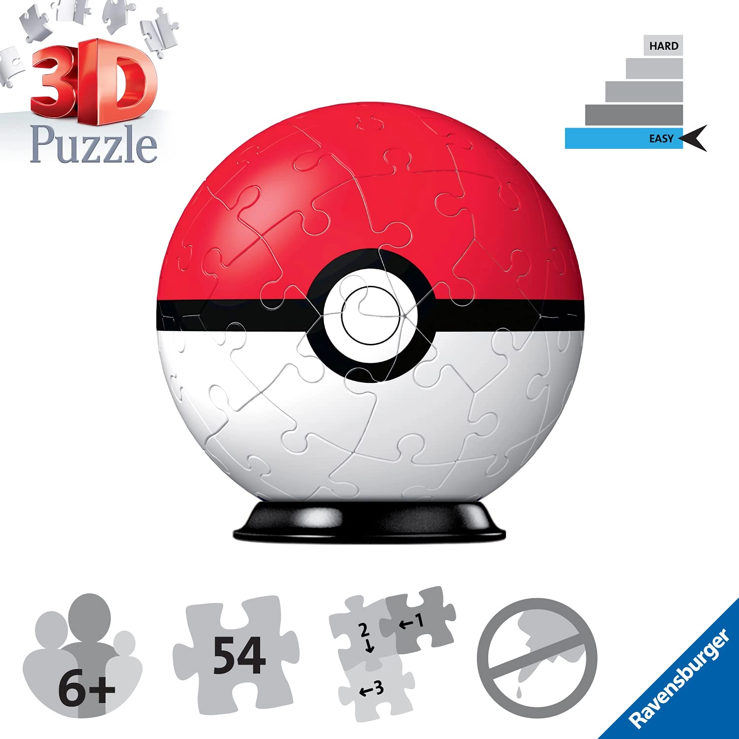 Pokemon 3D Puzzle (11256) - 54 pcs