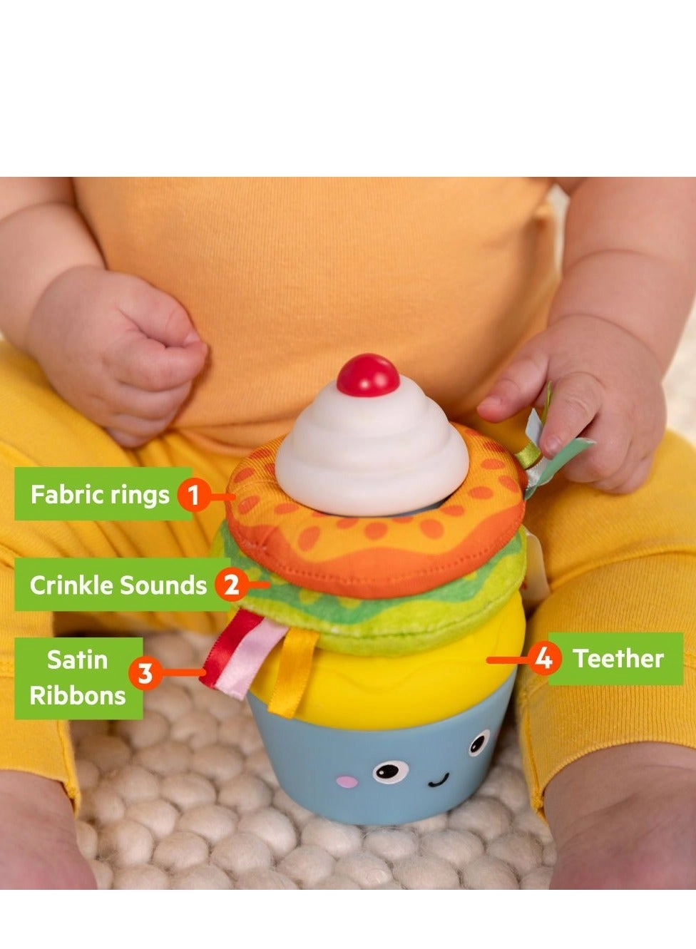 Cupcake Tower - 6 to 36 Months 3 pieces