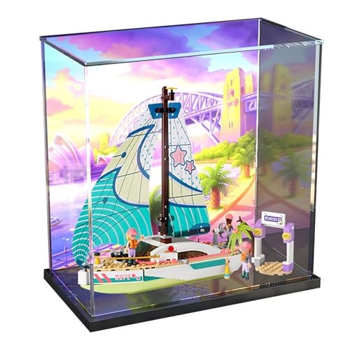 Acrylic display box - 30 x 15 x 30 cm White Base