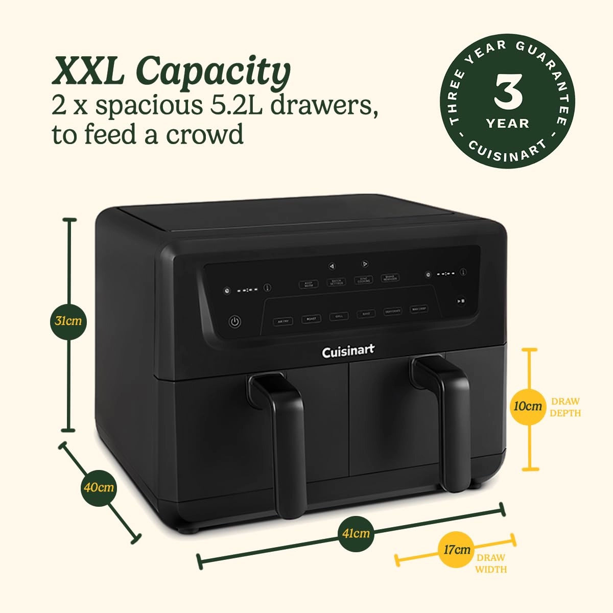 Dual-Zone XXL AFD10XBLU