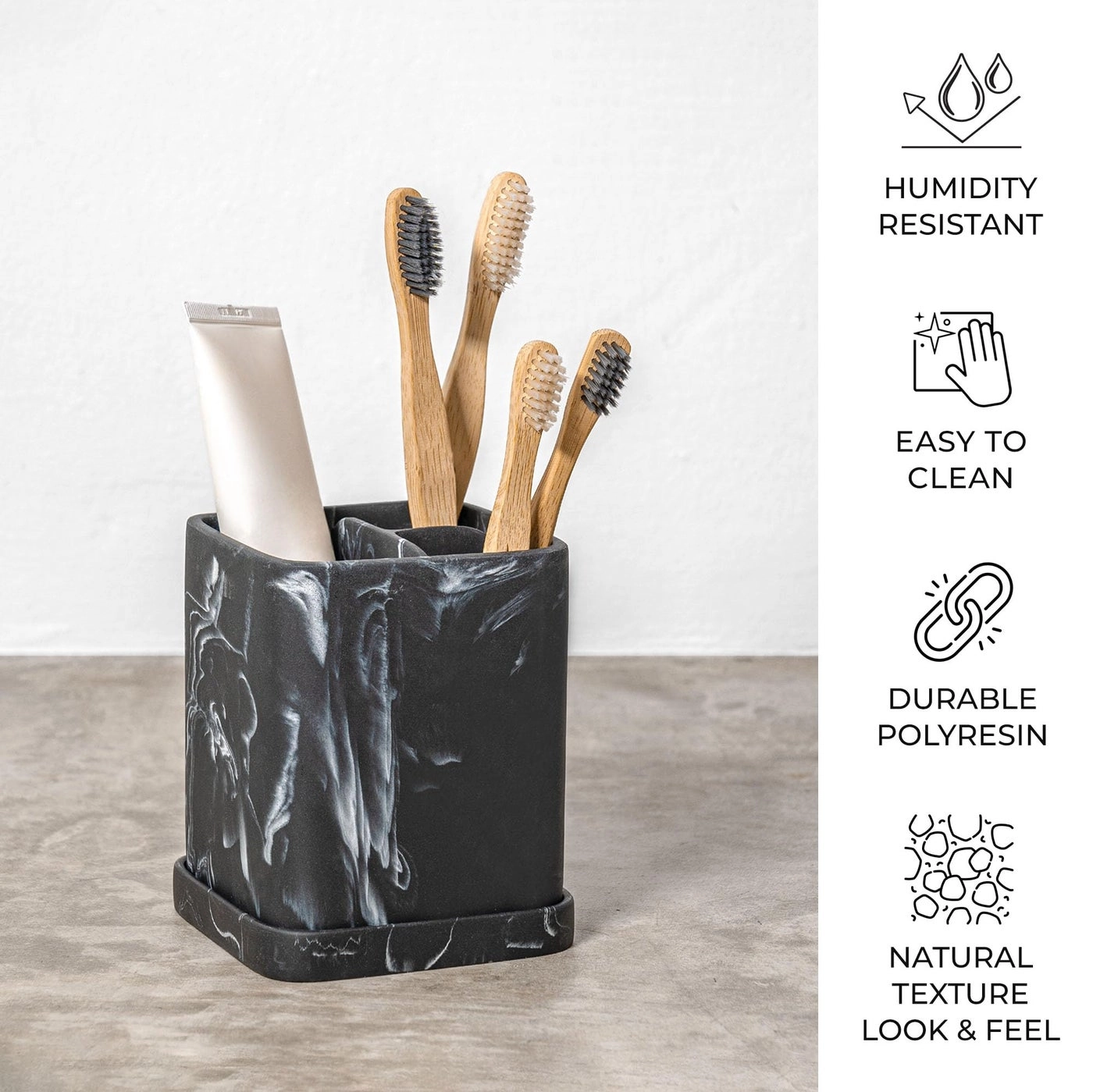 Toothbrush Holder - three slots Bathroom