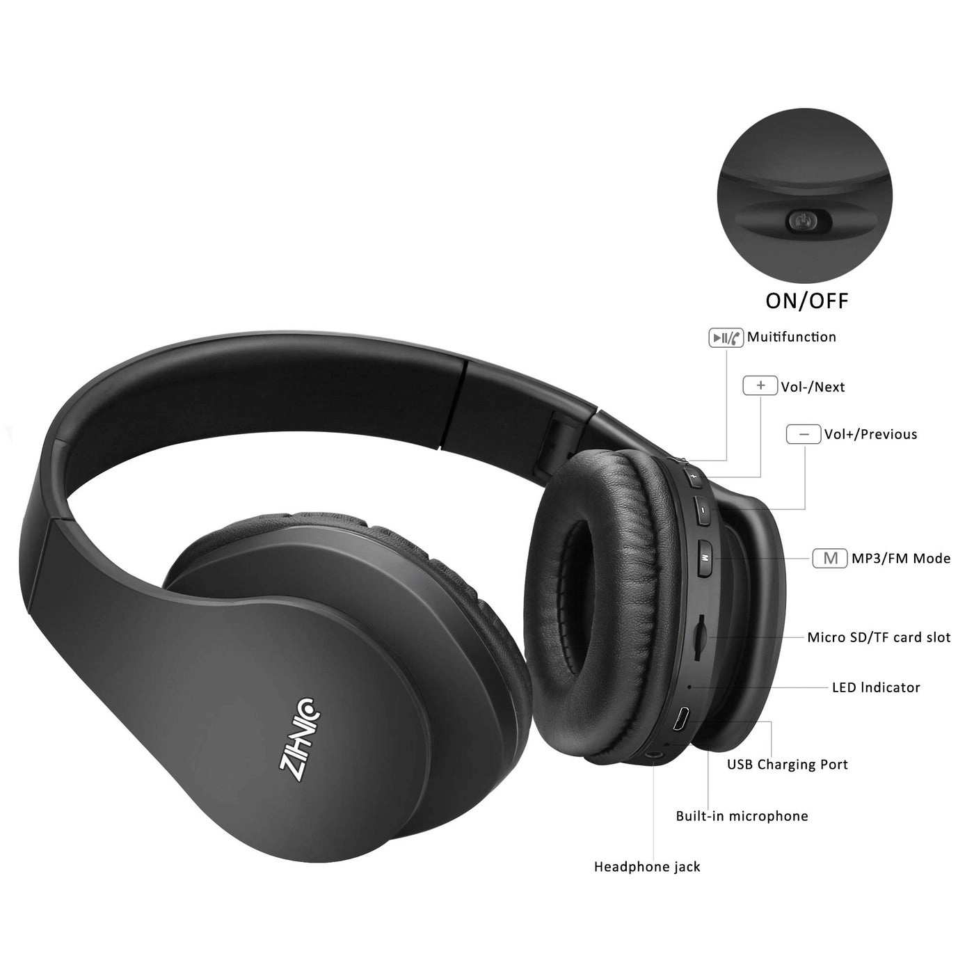 WH-816 Wireless Headphone