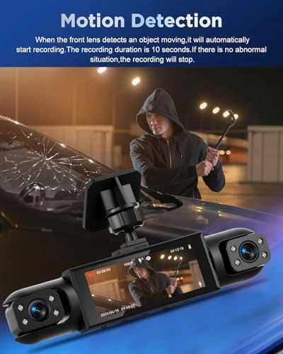 4 Channel Front and Rear Dash Cam - 1080P