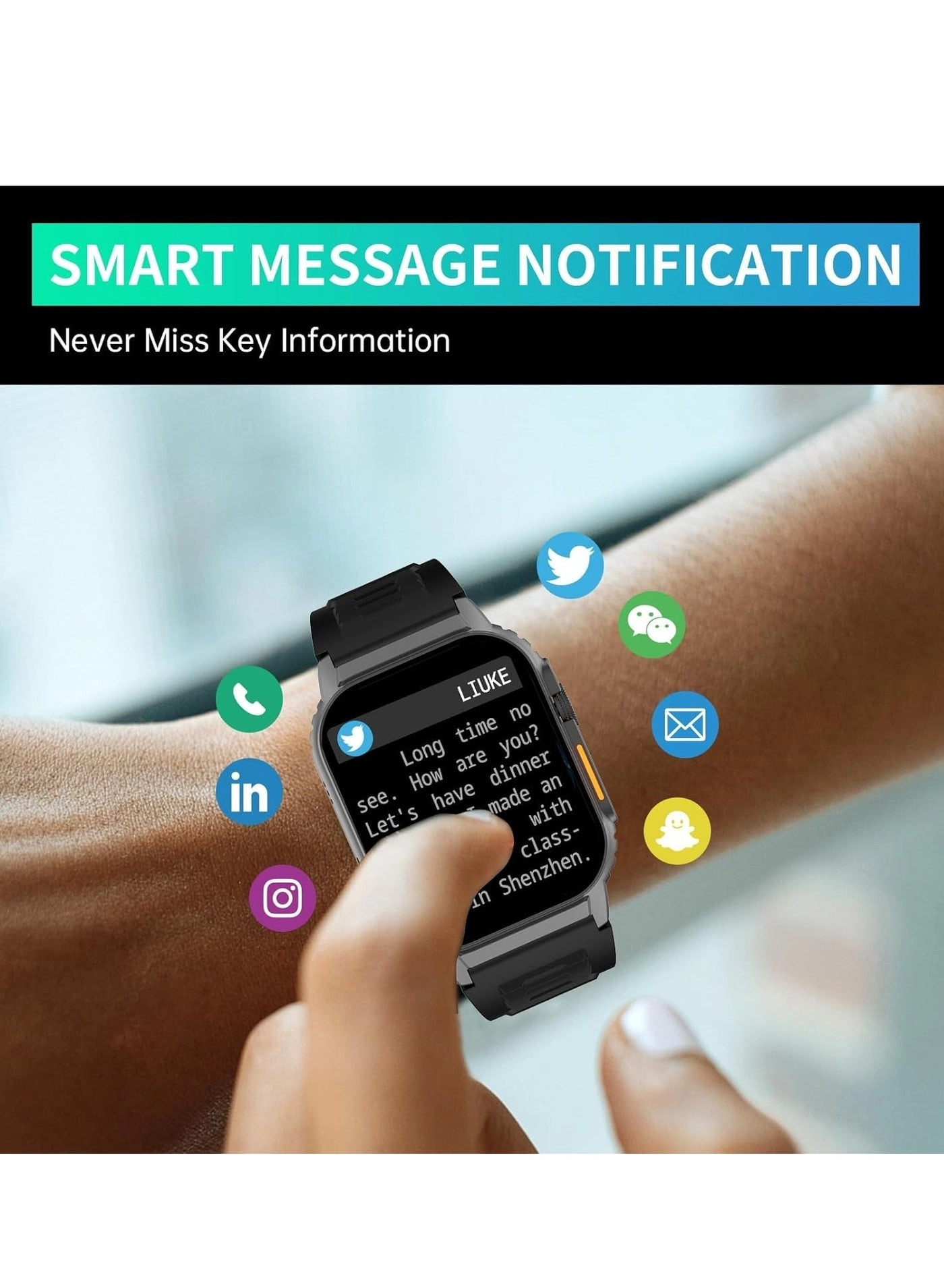 Smart Watch - 2.01in IP67