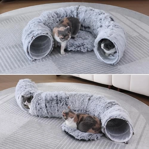 Cat Tunnel - 80L x 80W x 25.9H centimeters Plush