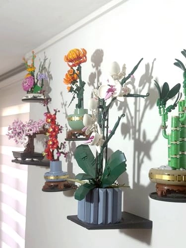 Wall Mount Compatible for Lego - Made in France Plastic