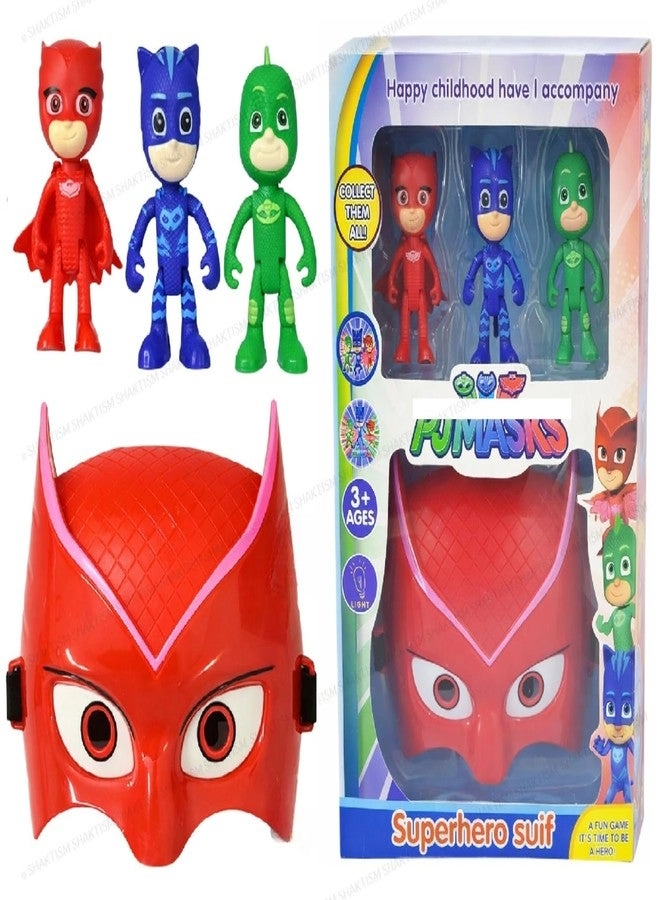 Super-Hero Cartoon Suit Toy Set - 3 pcs