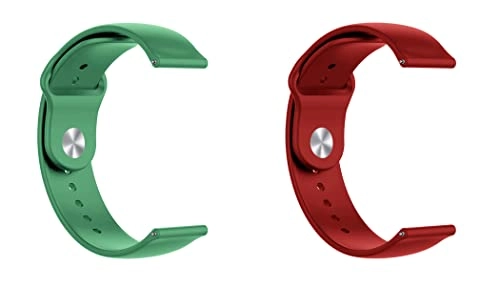 2 Pack 20mm Silicone Watch Band for Sekonda Motion