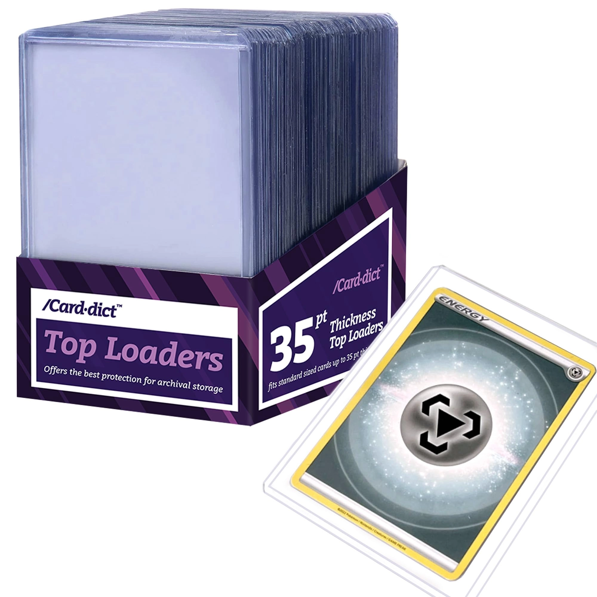 /CARDDICT Top Loaders - 50pcs